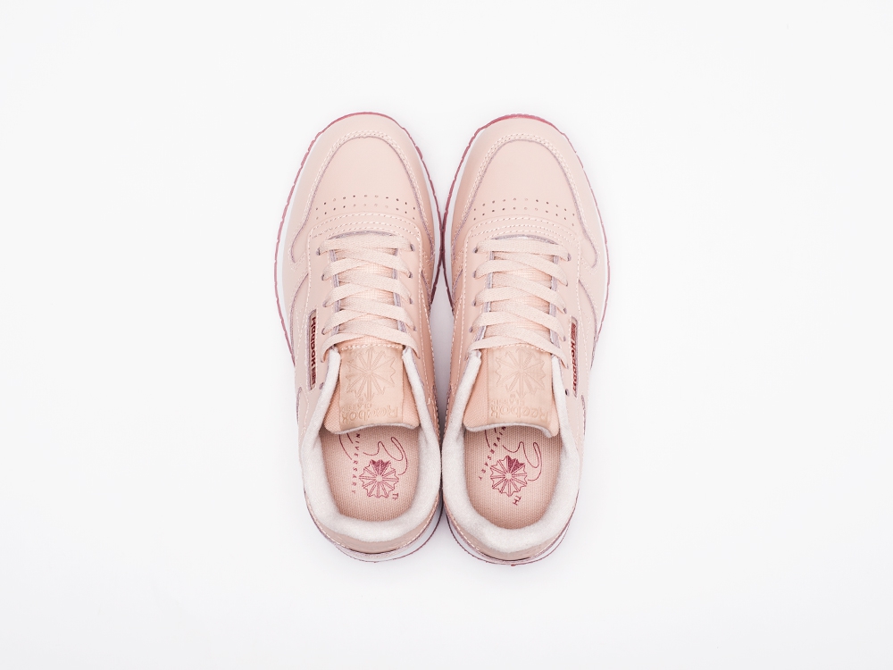 женские кроссовки Reebok Classic Leather ATI 90s WMNS Beige / White / Brown