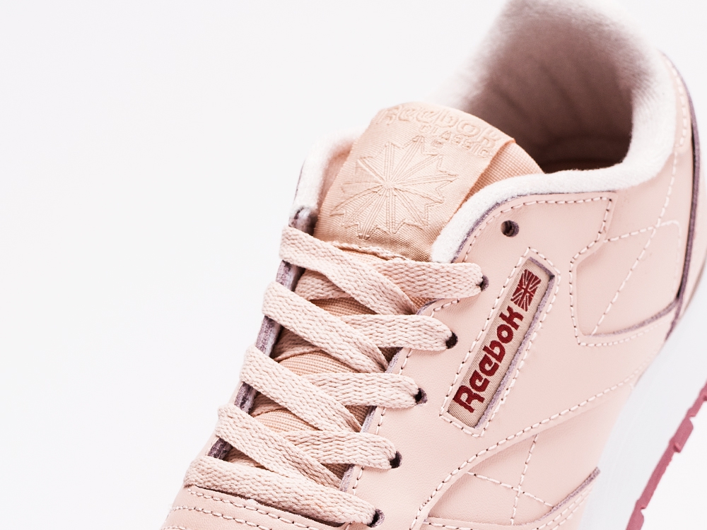 женские кроссовки Reebok Classic Leather ATI 90s WMNS Beige / White / Brown