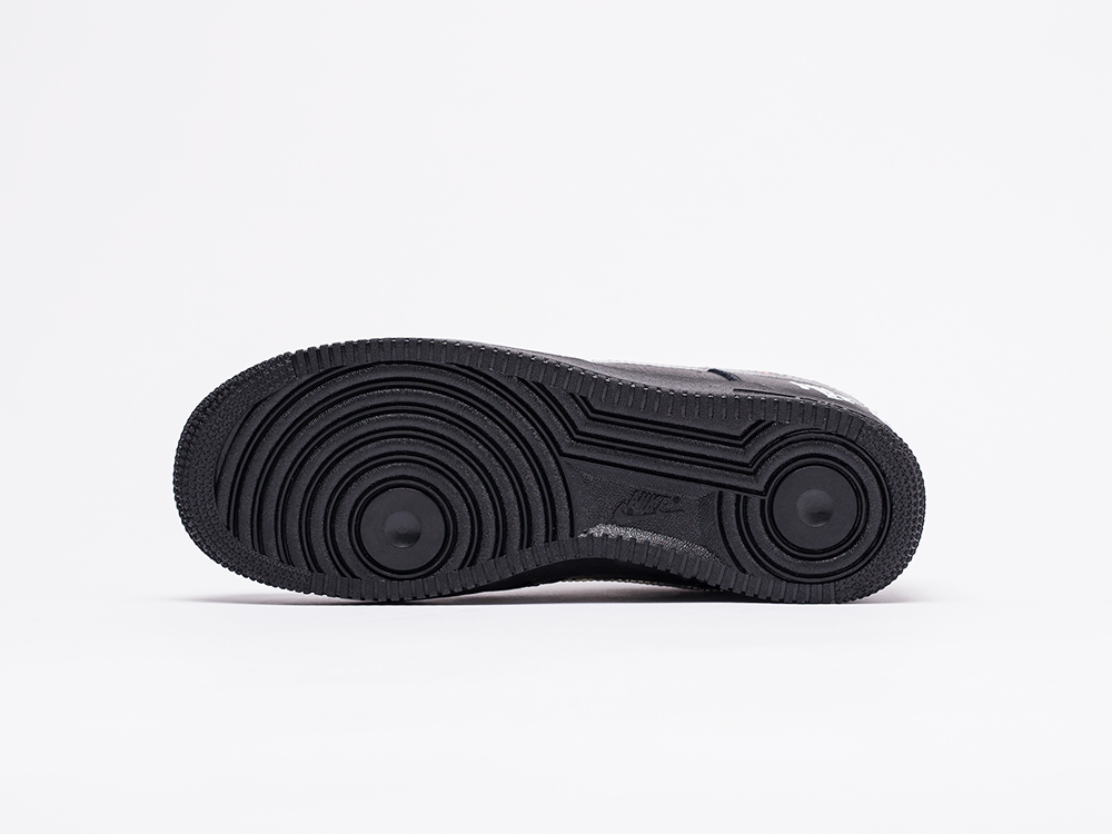 мужские кроссовки Nike Air Force 1 Low JDI Winter Black / Black / Orange