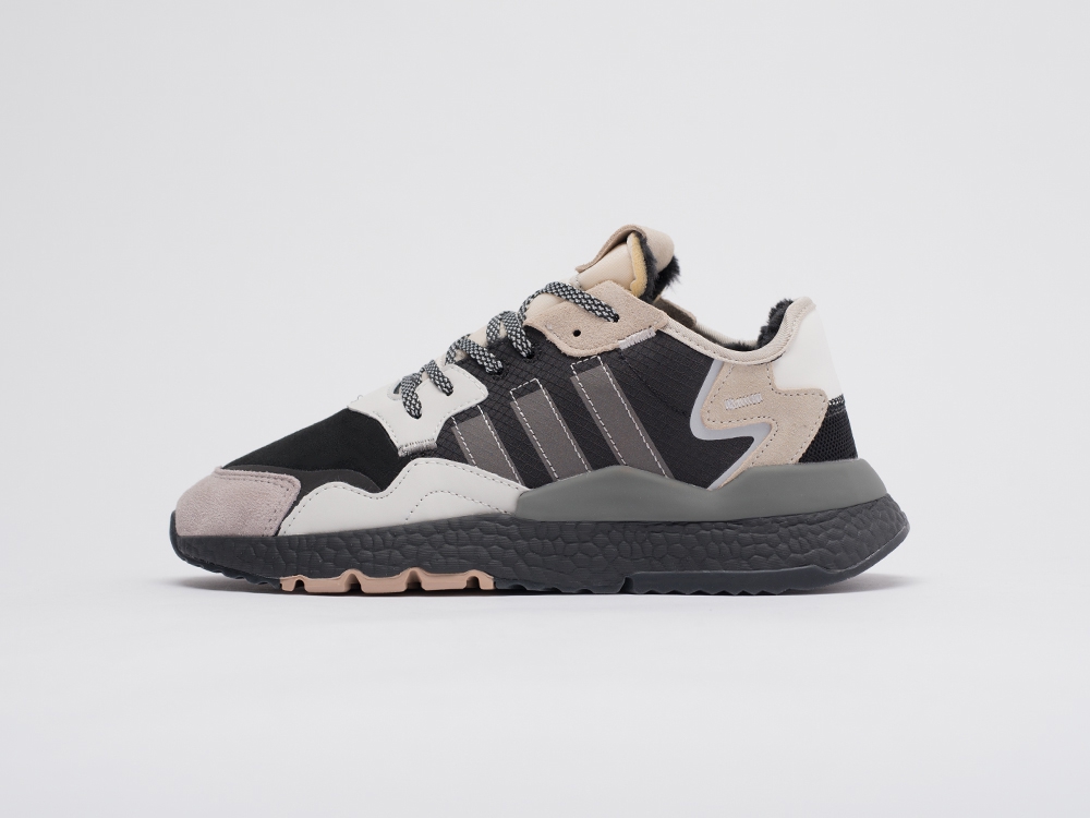 мужские кроссовки Adidas Nite Jogger Winter Black / Grey / Beige / White
