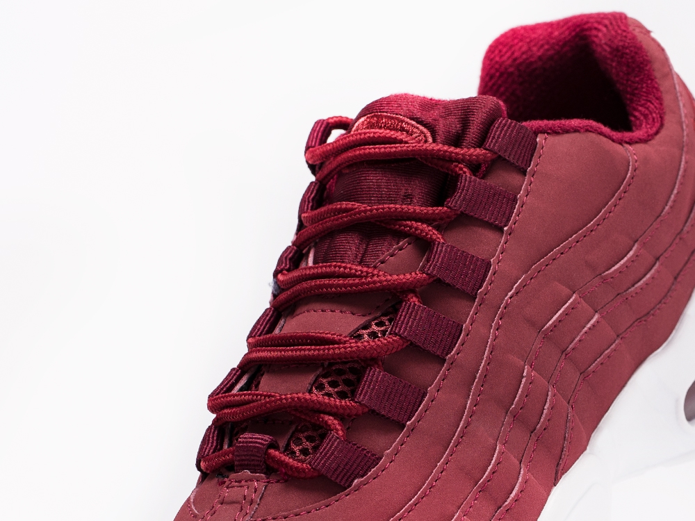 женские кроссовки Nike Air Max 95 WMNS Maroon / White