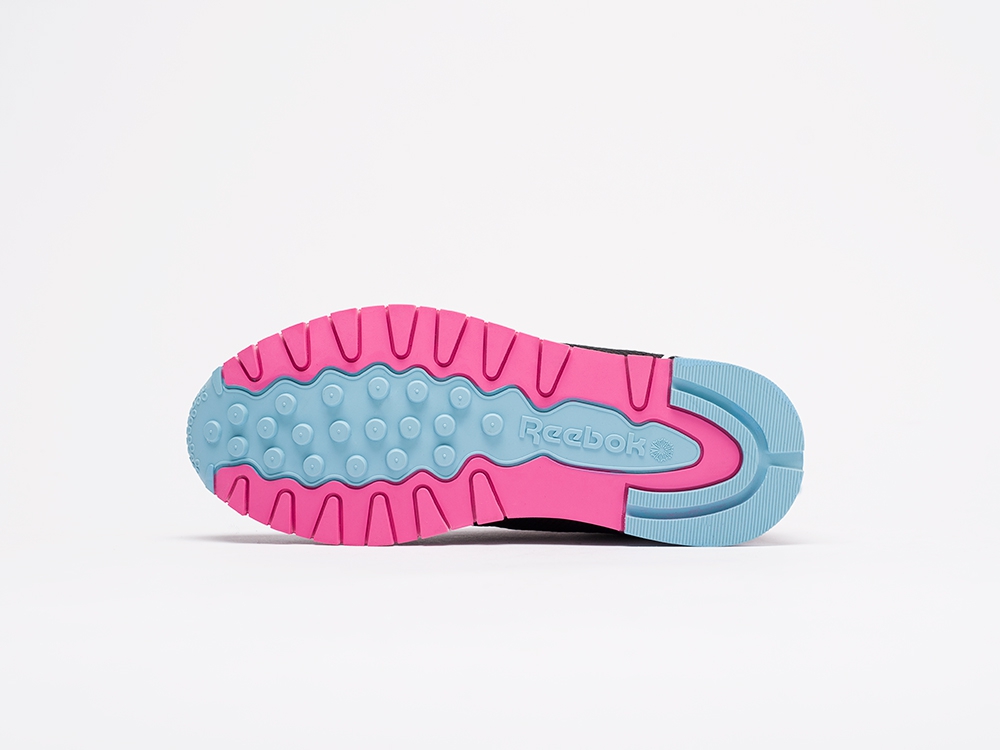 женские кроссовки Reebok Classic Leather ATI Transparency WMNS Black / Pink / Blue