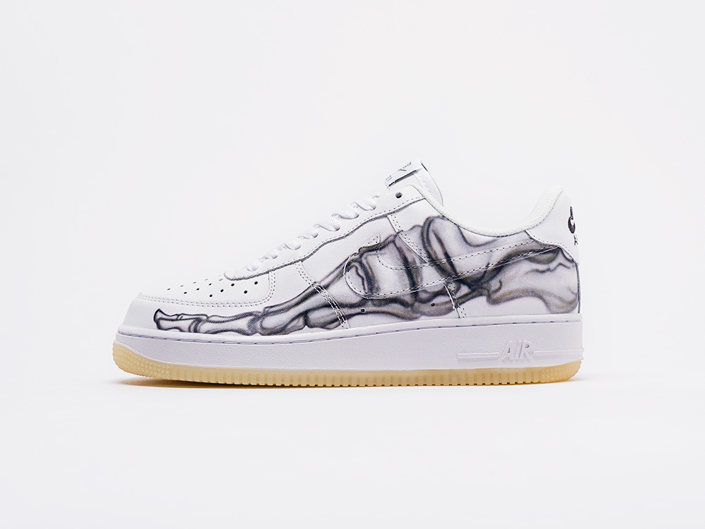 Nike Air Force 1 Low Skeletone белые мужские (AR16234) - фото 1