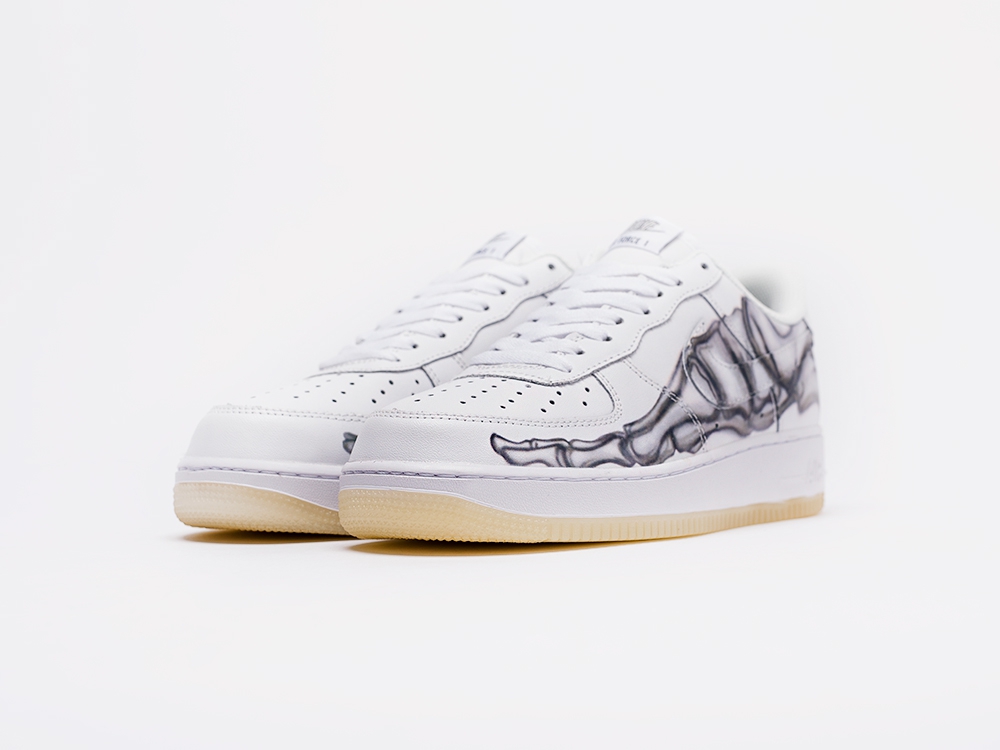 Nike Air Force 1 Low Skeletone белые мужские (AR16234) - фото 2