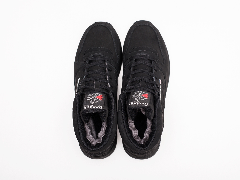 Reebok Classic Leather Hi-top черные мужские (AR16585) - фото 3