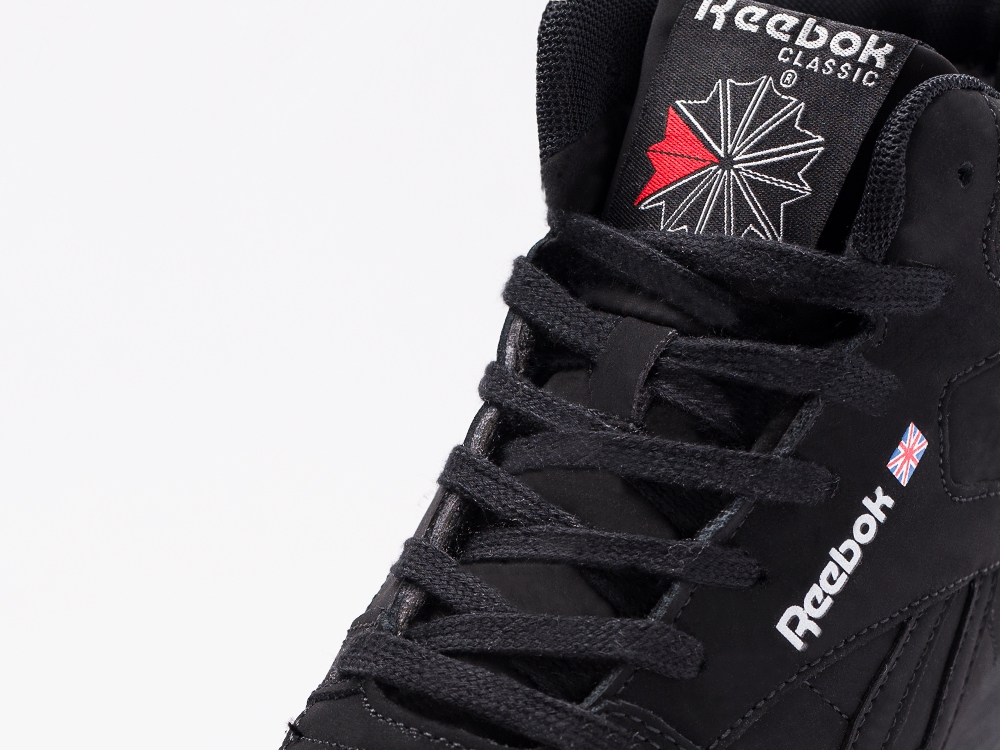Reebok Classic Leather Hi-top черные мужские (AR16585) - фото 6 Reebok Classic Leather Hi-top черные мужские (AR16585) - фото 6