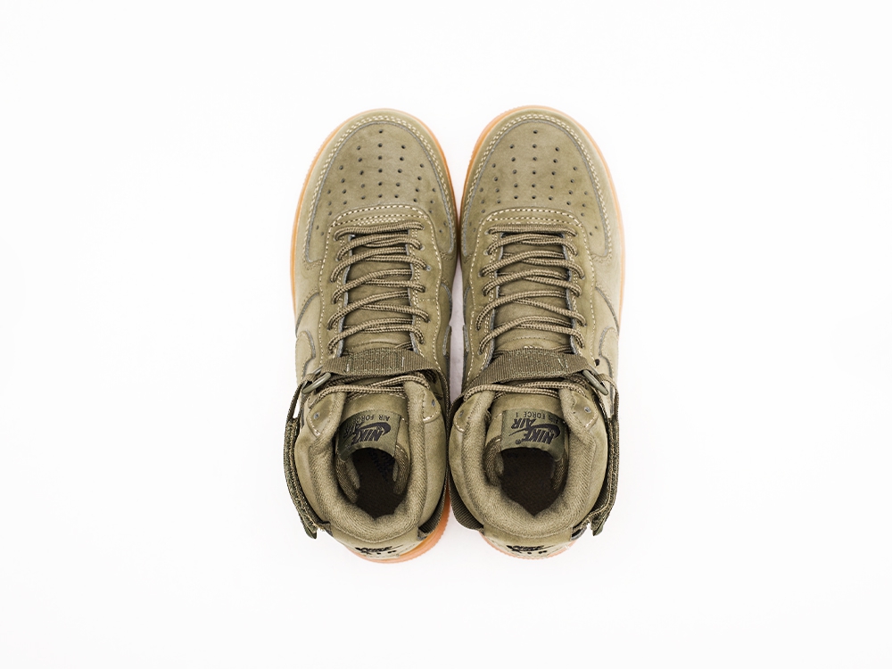 женские кроссовки Nike Air Force 1 WMNS Green / Gum