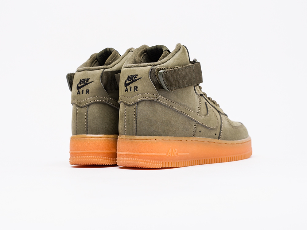 женские кроссовки Nike Air Force 1 WMNS Green / Gum