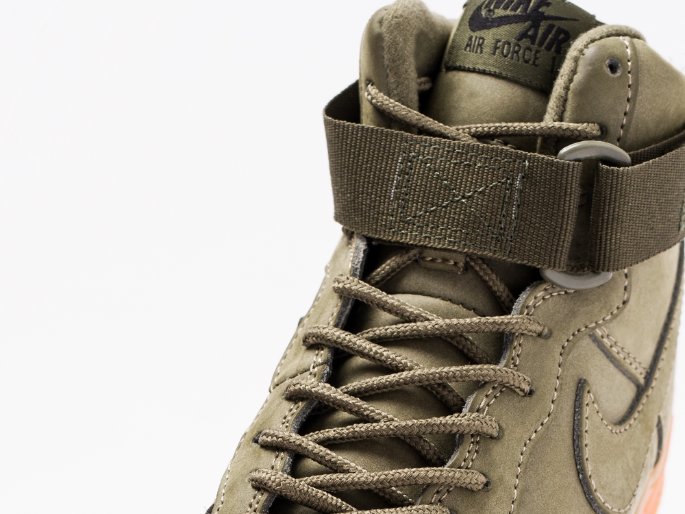 женские кроссовки Nike Air Force 1 WMNS Green / Gum