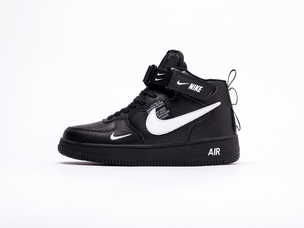Nike Air Force 1 07 Mid LV8 черные женские (AR16654) - фото 1 Nike Air Force 1 07 Mid LV8 черные женские (AR16654) - фото 1