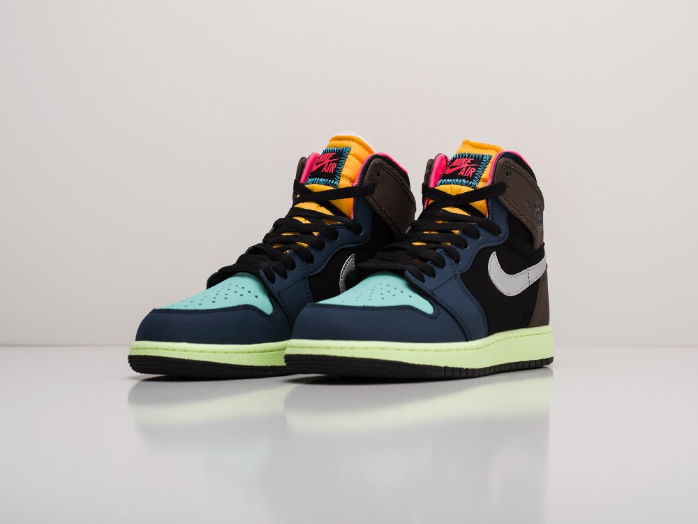 Nike Air Jordan 1 High OG разноцветные мужские (AR16897) - фото 2
