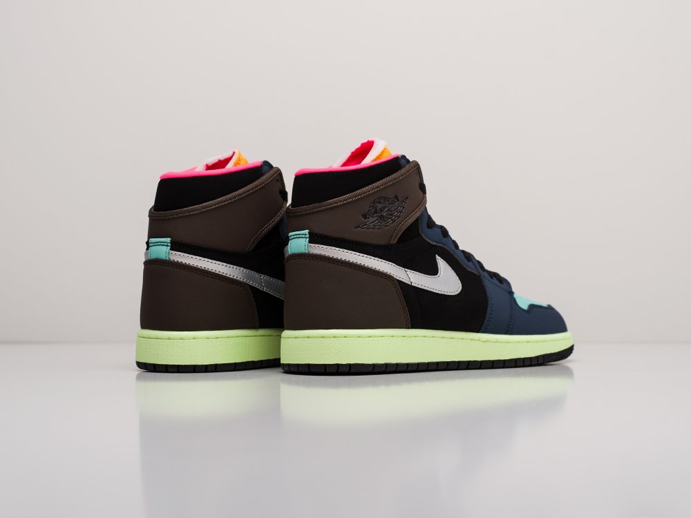 Nike Air Jordan 1 High OG разноцветные мужские (AR16897) - фото 3
