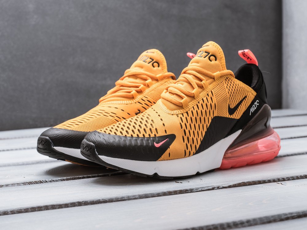 Nike Air Max 270 Tiger желтые текстиль мужские (AR17083) - фото 3