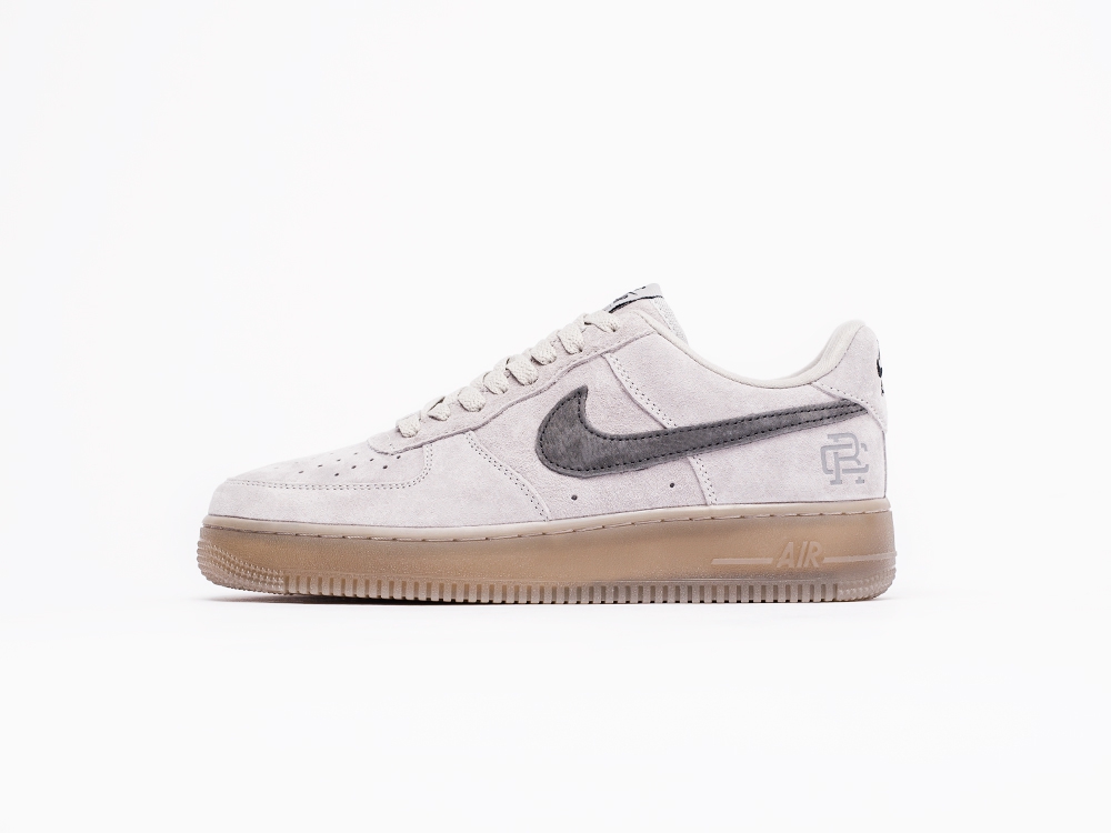 Nike x Reigning Champ Air Force 1 Low серые мужские (AR17180) - фото 1