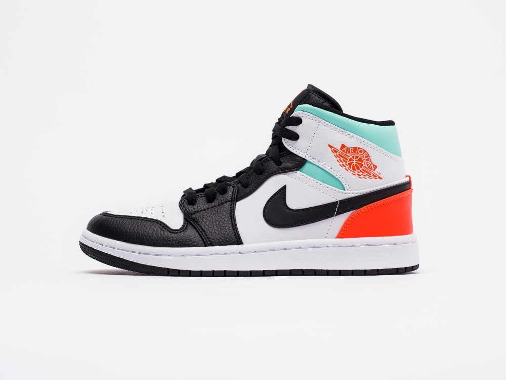 Nike Air Jordan 1 белые искусственная кожа мужские (AR17235) - фото 1