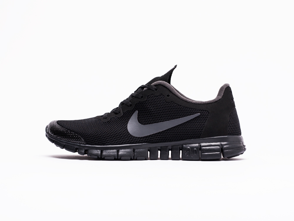Nike Free 3.0 V2 черные текстиль мужские (AR18083) - фото 1 Nike Free 3.0 V2 черные текстиль мужские (AR18083) - фото 1