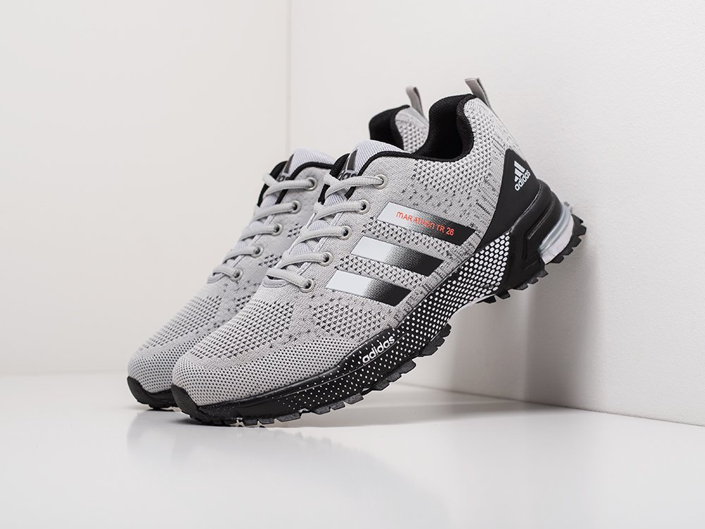 Adidas Marathon TR 26 серые текстиль мужские (AR18149) - фото 2 Adidas Marathon TR 26 серые текстиль мужские (AR18149) - фото 2