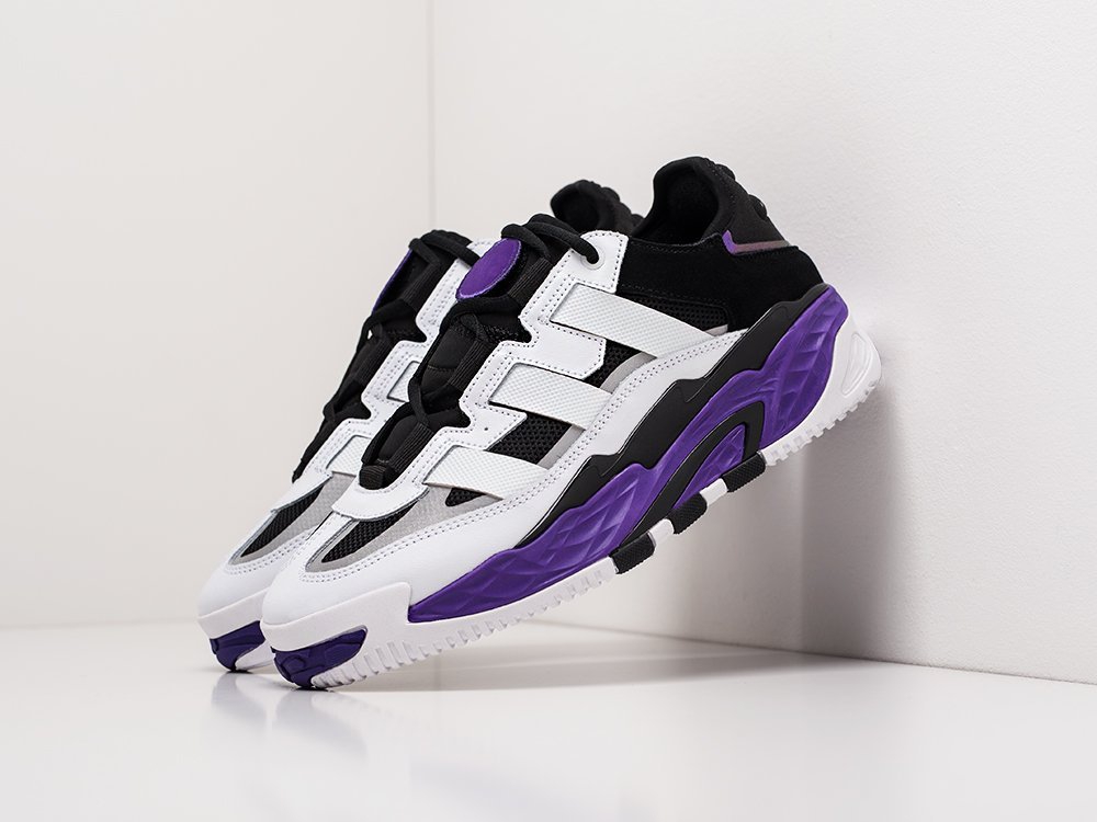 Adidas Niteball WMNS Cloud White / Power Purple / Core Black - фото 2