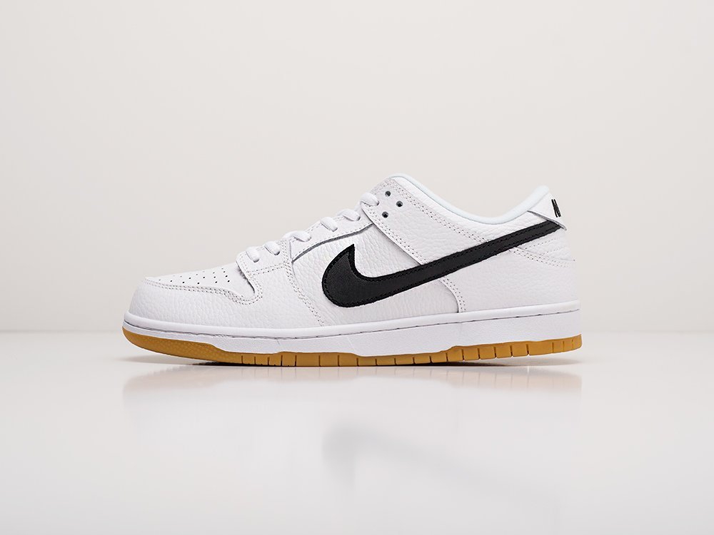 Nike SB Dunk Low белые мужские (AR18195) - фото 1 Nike SB Dunk Low белые мужские (AR18195) - фото 1