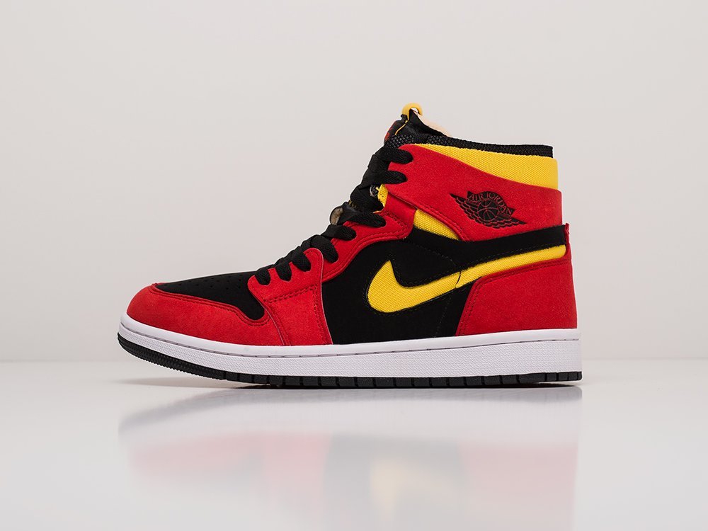 Nike Air Jordan 1 High Zoom Air CMFT черные мужские (AR18237) - фото 1 Nike Air Jordan 1 High Zoom Air CMFT черные мужские (AR18237) - фото 1