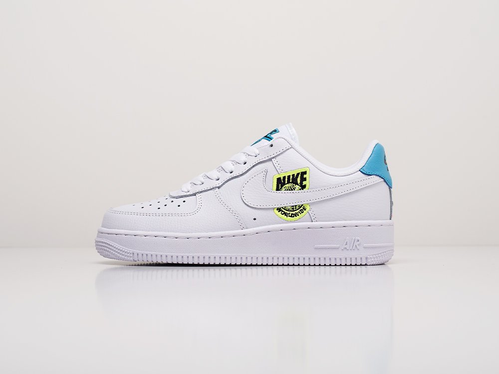Nike Air Force 1 Low WW WMNS Green Patch белые женские (AR18245) - фото 1