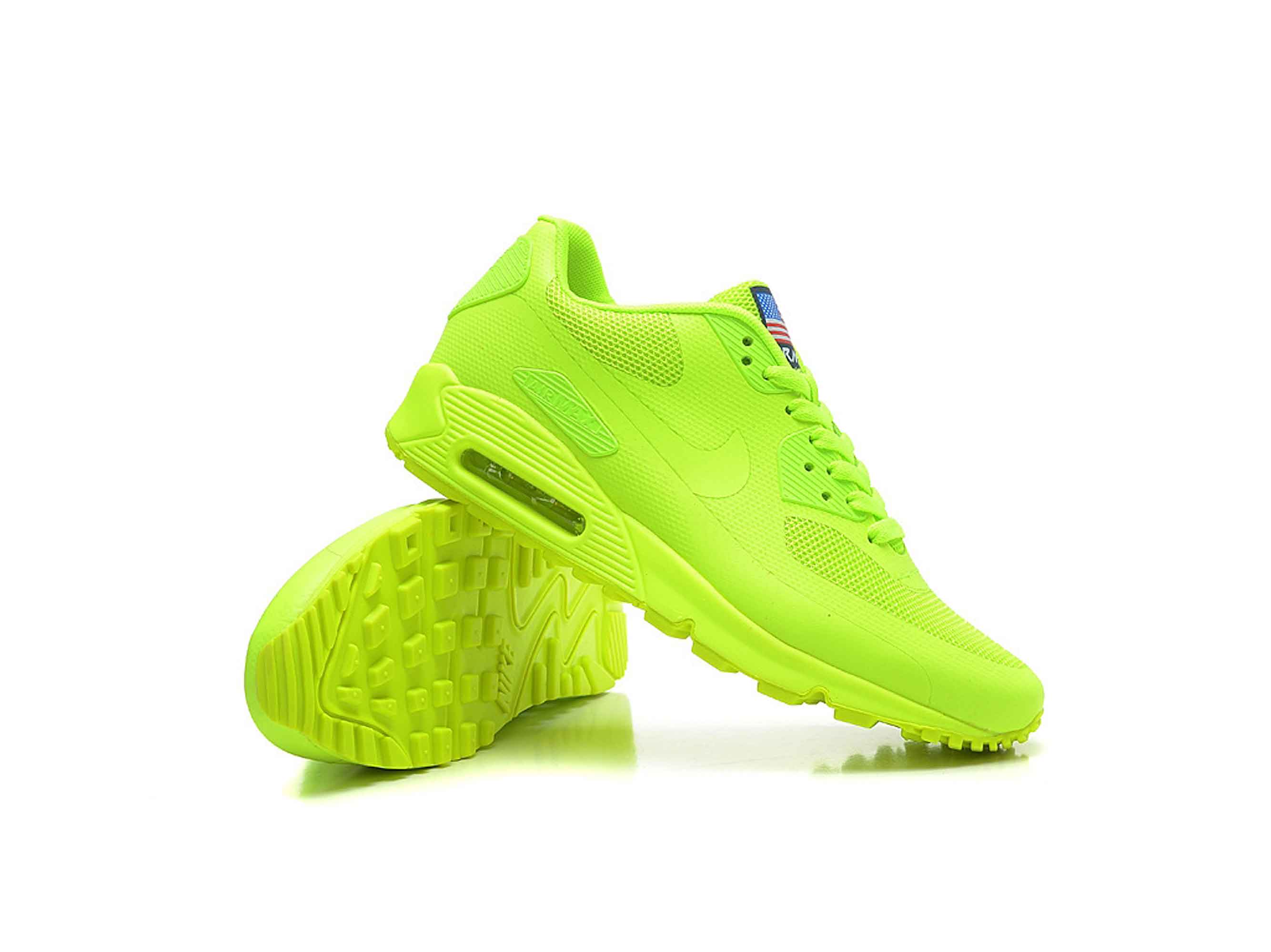 Nike Air Max 90 Hyperfuse Independence Day зеленые мужские (AR18450) - фото 3