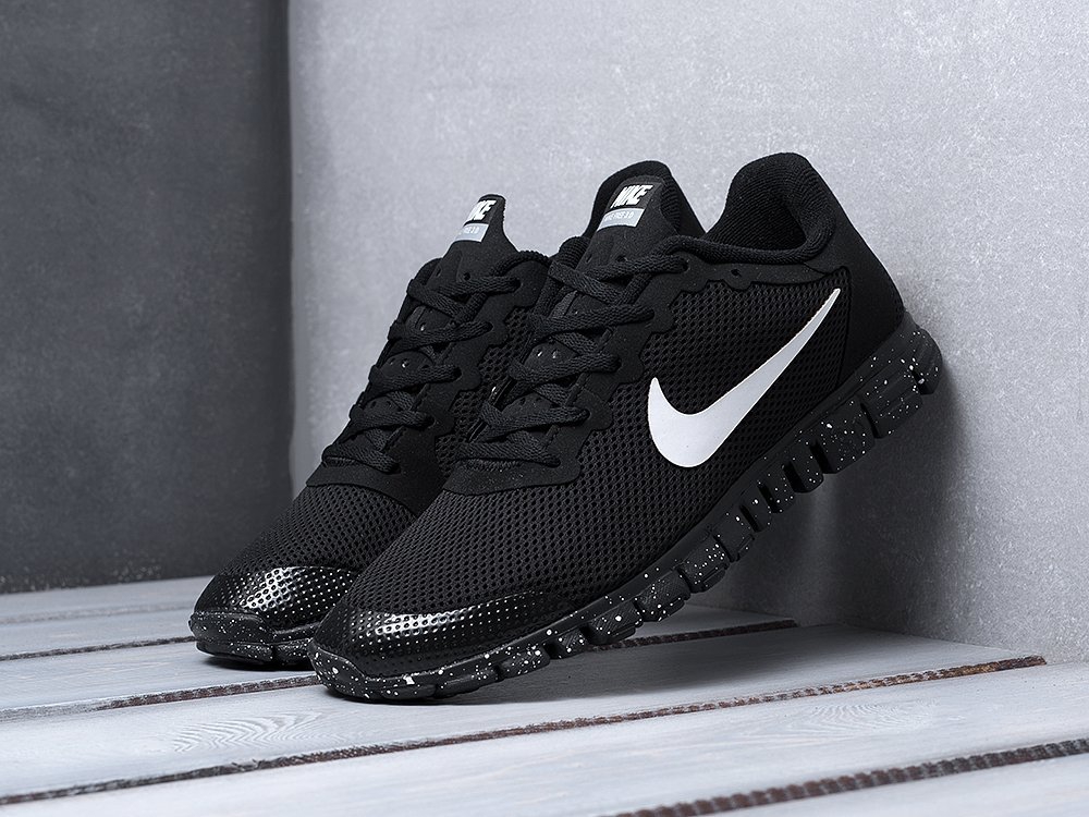 Nike Free 3.0 V2 черные текстиль мужские (AR18451) - фото 2 Nike Free 3.0 V2 черные текстиль мужские (AR18451) - фото 2