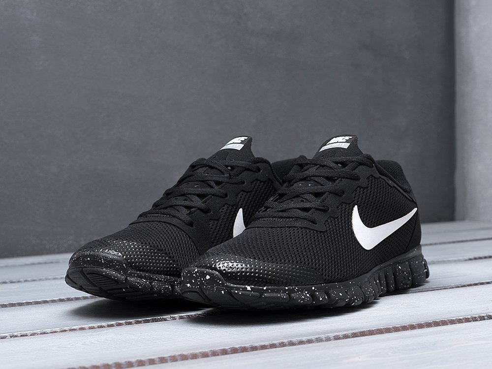 Nike Free 3.0 V2 черные текстиль мужские (AR18451) - фото 3 Nike Free 3.0 V2 черные текстиль мужские (AR18451) - фото 3