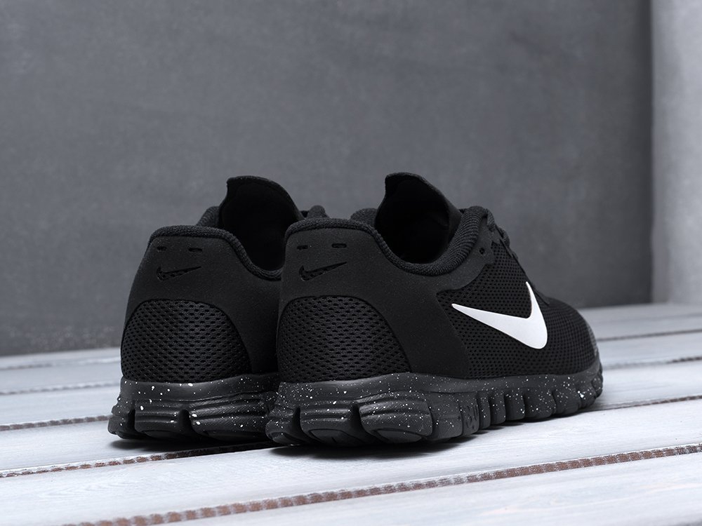 Nike Free 3.0 V2 черные текстиль мужские (AR18451) - фото 4 Nike Free 3.0 V2 черные текстиль мужские (AR18451) - фото 4