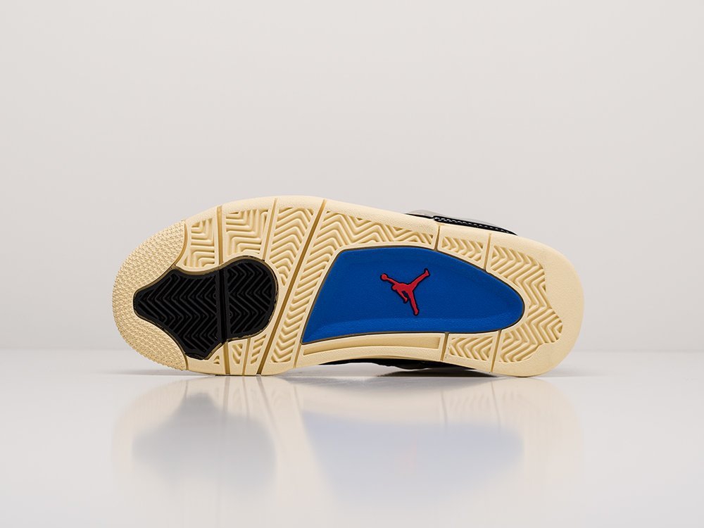 Nike x Union Air Jordan 4 Retro WMNS Off Noir серые женские (AR18484) - фото 5