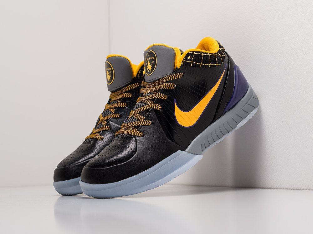 Nike Kobe 4 Protro Carpe Diem Black Del Sol Varsity Purple Cool Grey