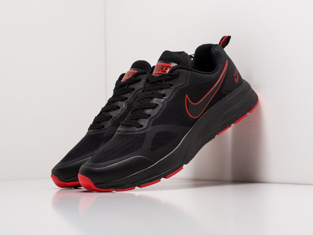 Мужские кроссовки Nike Air Pegasus +30 Black / Black-Red / Black-Red (40-45 размер) фото 2