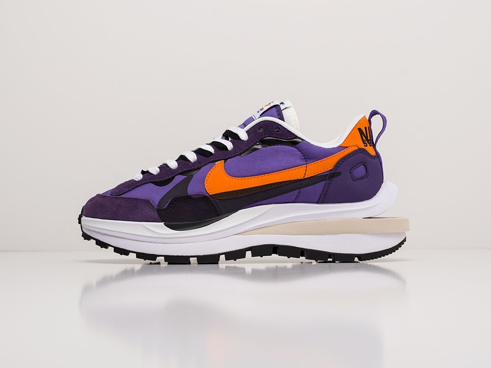 Nike x Sacai Vaporwaffle Dark Iris фиолетовые мужские (AR18608) - фото 1