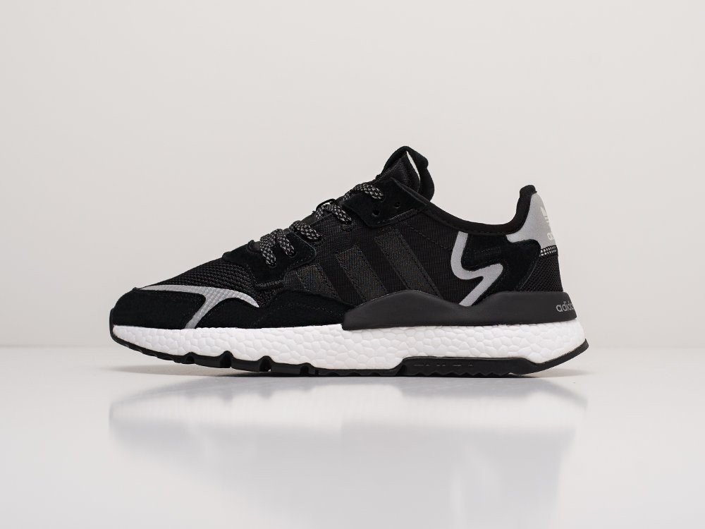 Adidas Nite Jogger черные мужские (AR18639) - фото 1 Adidas Nite Jogger черные мужские (AR18639) - фото 1