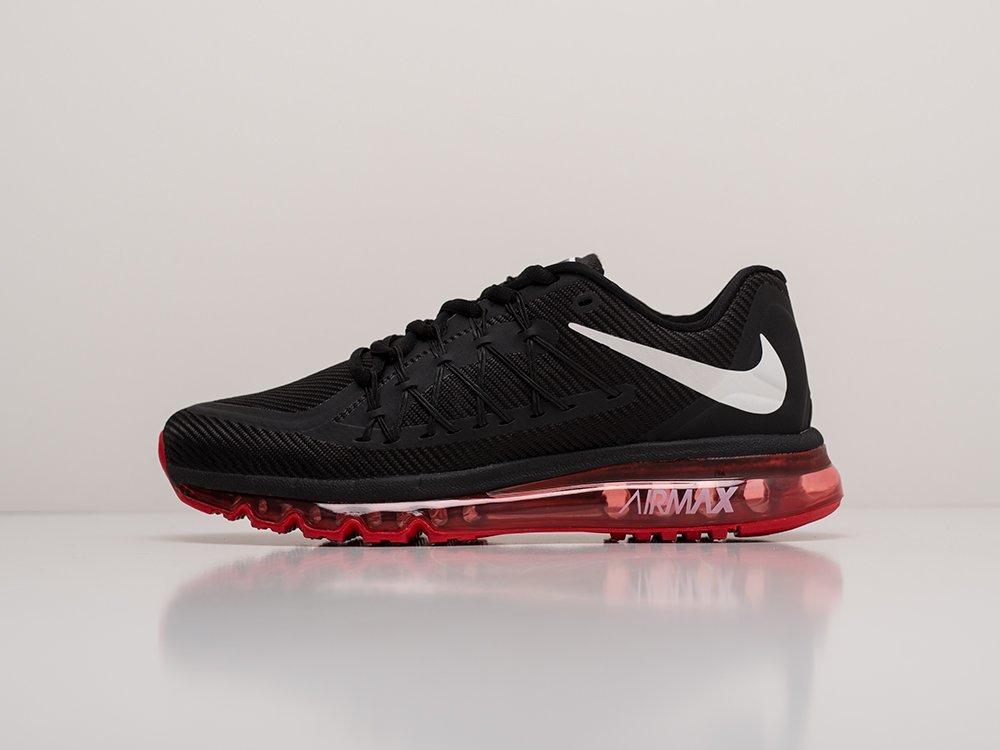 Мужские кроссовки Nike Air Max 2015 Black / Red / White (40-45 размер) фото 1