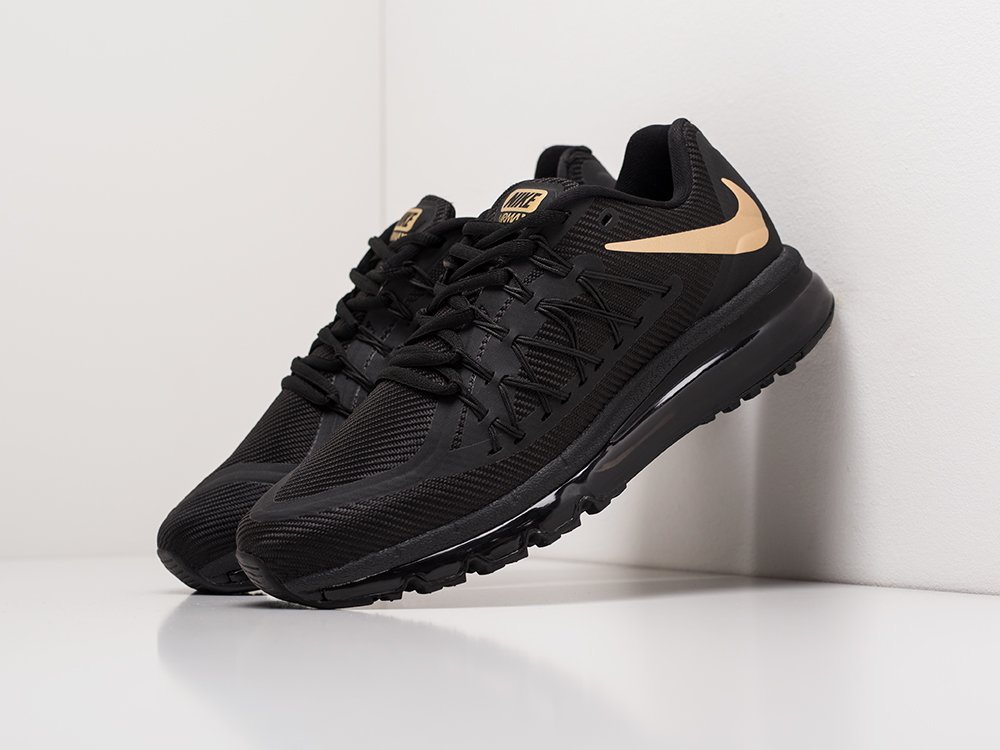 Мужские кроссовки Nike Air Max 2015 Black / Black / Gold (40-45 размер) фото 2