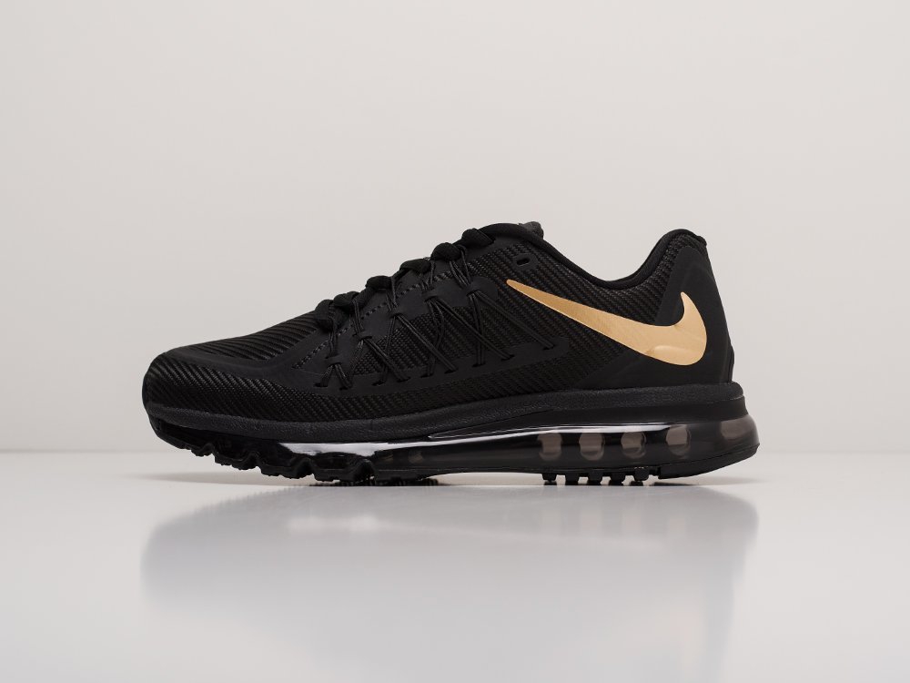 Мужские кроссовки Nike Air Max 2015 Black / Black / Gold (40-45 размер) фото 1