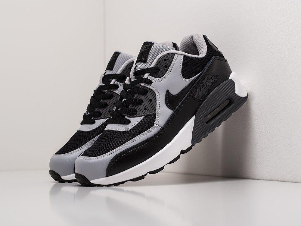 мужские кроссовки Nike Air Max 90 Grey / Black / White / Black