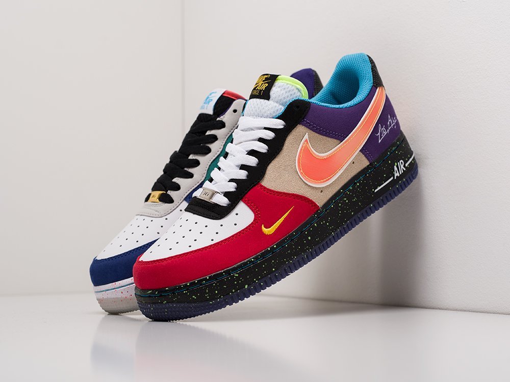 Nike Air Force 1 Low What The LA разноцветные кожа мужские (AR18744) - фото 2 Nike Air Force 1 Low What The LA разноцветные кожа мужские (AR18744) - фото 2