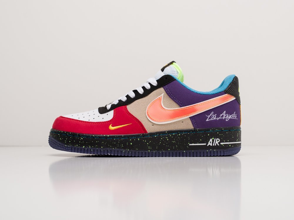 Nike Air Force 1 Low What The LA разноцветные кожа мужские (AR18744) - фото 1