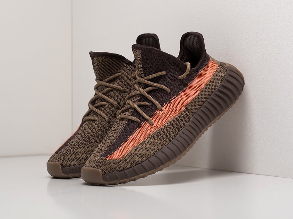 Adidas Yeezy 350 Boost v2 WMNS коричневые текстиль женские (AR18828) - фото 1 Adidas Yeezy 350 Boost v2 WMNS коричневые текстиль женские (AR18828) - фото 1