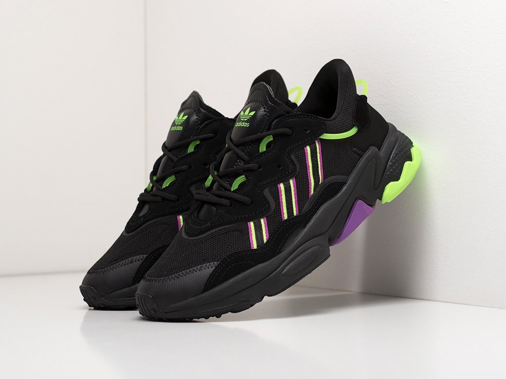 Adidas Ozweego Black / Purple / Green - фото 1