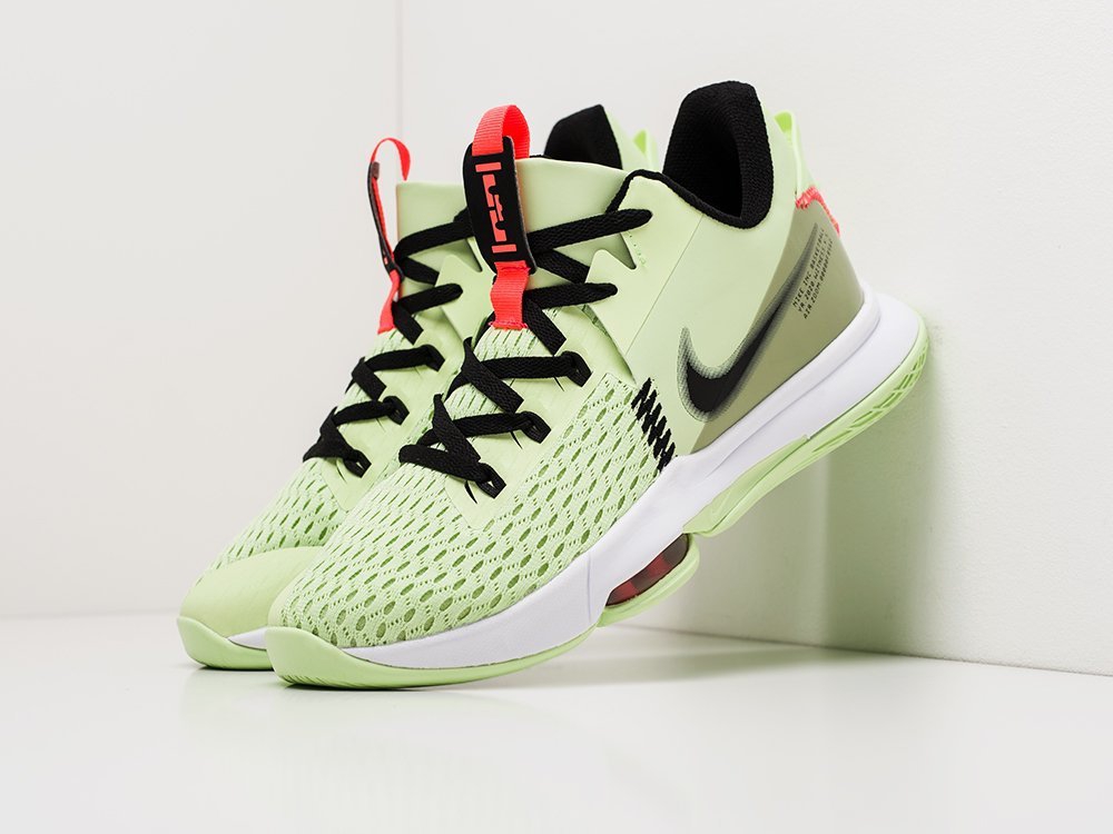 Nike Lebron Witness V Grinch зеленые текстиль мужские (AR18850) - фото 1