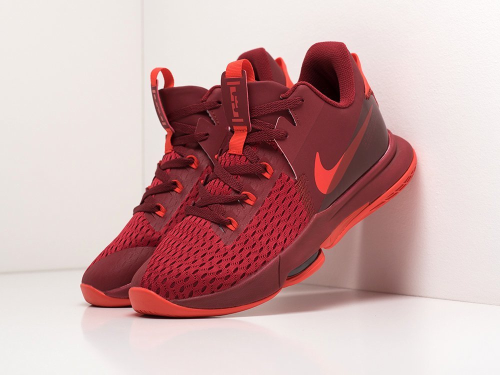 Nike Lebron Witness V красные текстиль мужские (AR18854) - фото 1