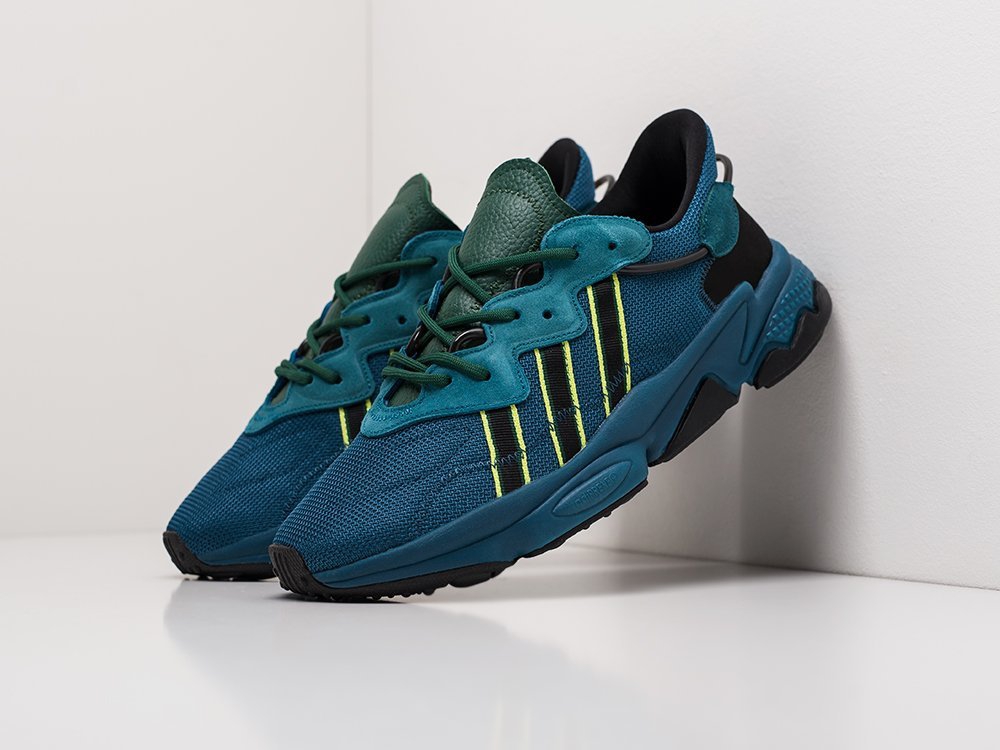 мужские кроссовки Adidas x Pusha Ozweego Tech Mineral / Dark Green / Black