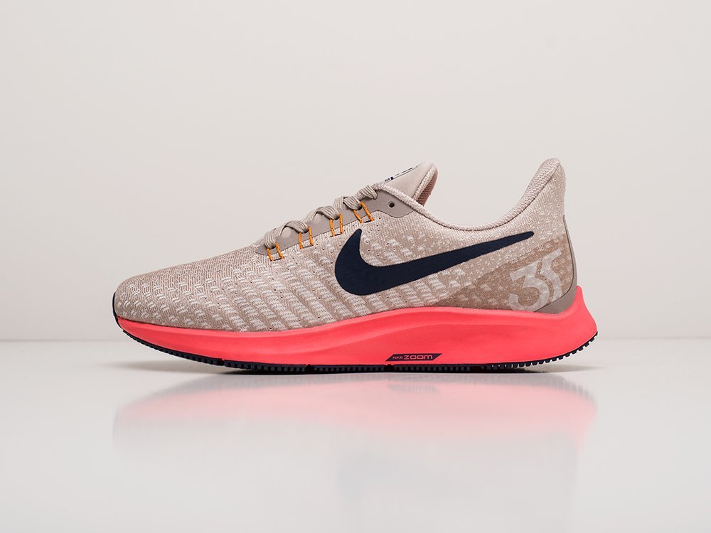 Nike Zoom Pegasus 35 бежевые текстиль мужские (AR18874) - фото 1 Nike Zoom Pegasus 35 бежевые текстиль мужские (AR18874) - фото 1