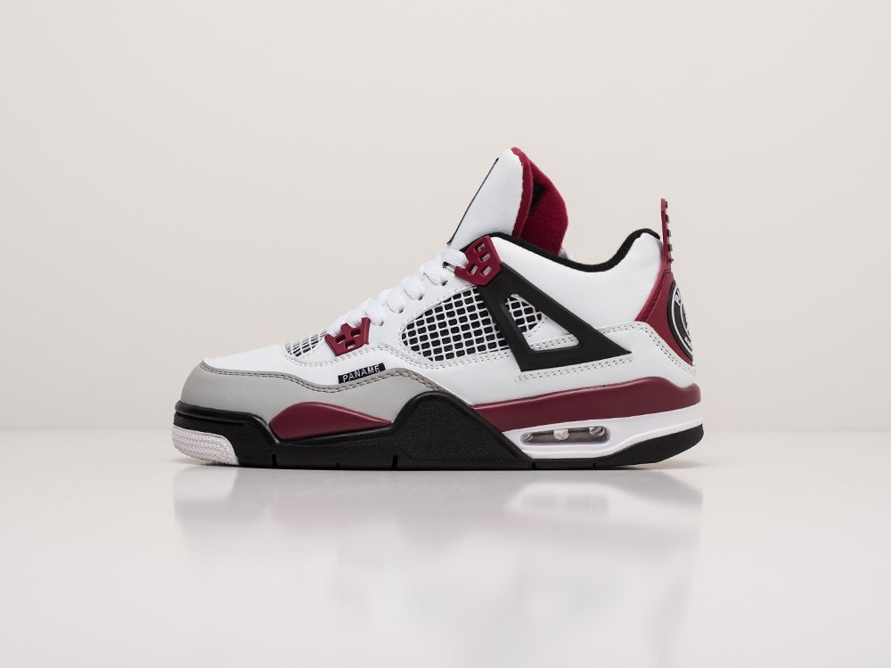 Nike Air Jordan 4 Retro PSG WMNS белые кожа женские (AR18877) - фото 1