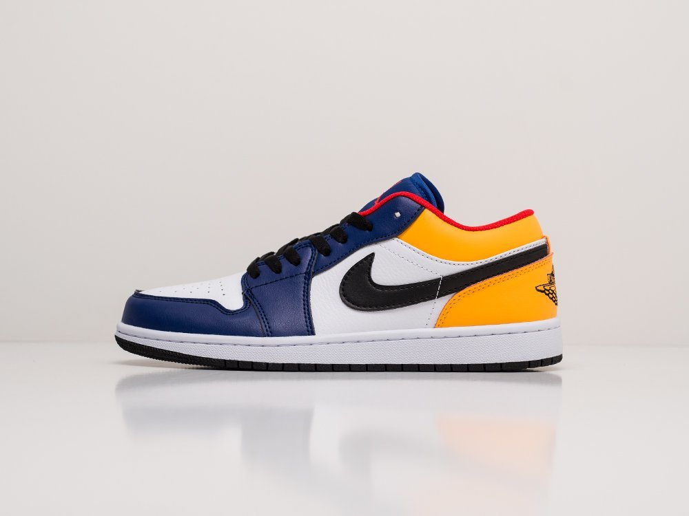 Nike Air Jordan 1 Low белые кожа мужские (AR18909) - фото 1 Nike Air Jordan 1 Low белые кожа мужские (AR18909) - фото 1