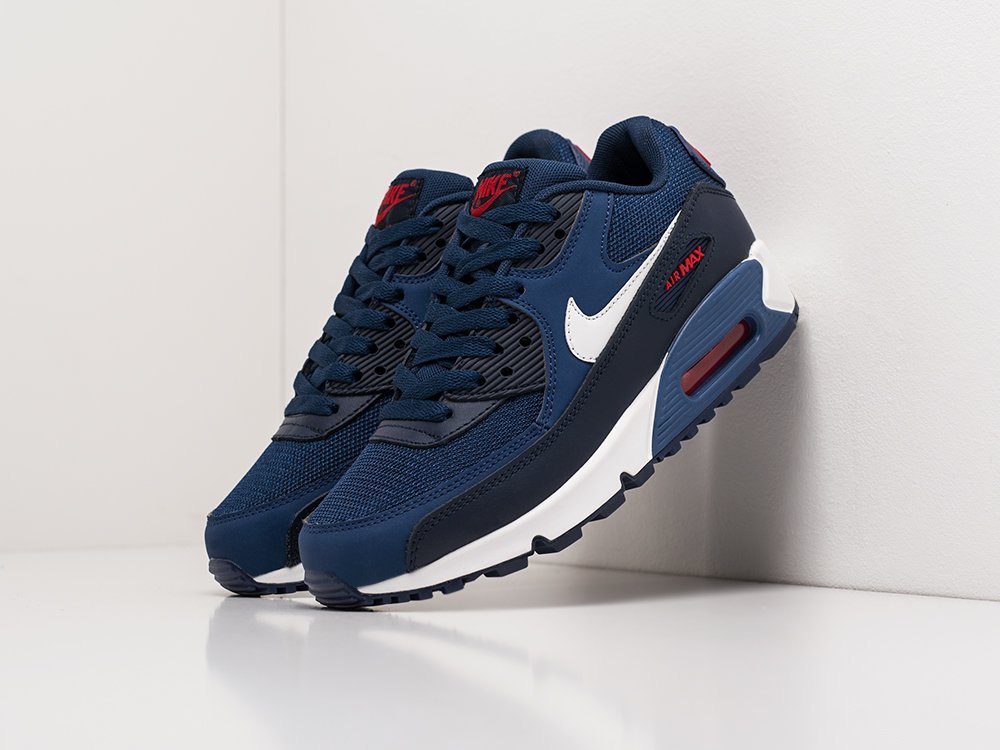 Nike Air Max 90 WMNS синие текстиль женские (AR18917) - фото 2 Nike Air Max 90 WMNS синие текстиль женские (AR18917) - фото 2