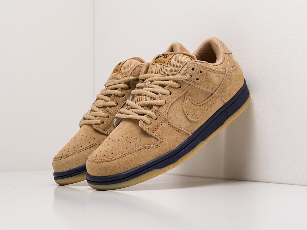 Nike SB Dunk Low Wheat Mocha коричневые замша мужские (AR18933) - фото 2 Nike SB Dunk Low Wheat Mocha коричневые замша мужские (AR18933) - фото 2